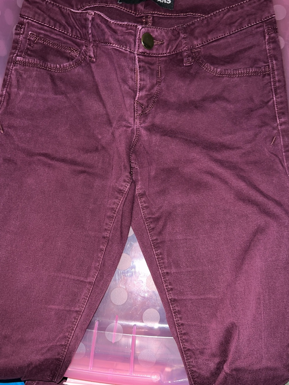 Express Women's Plum Stretch Jeggings